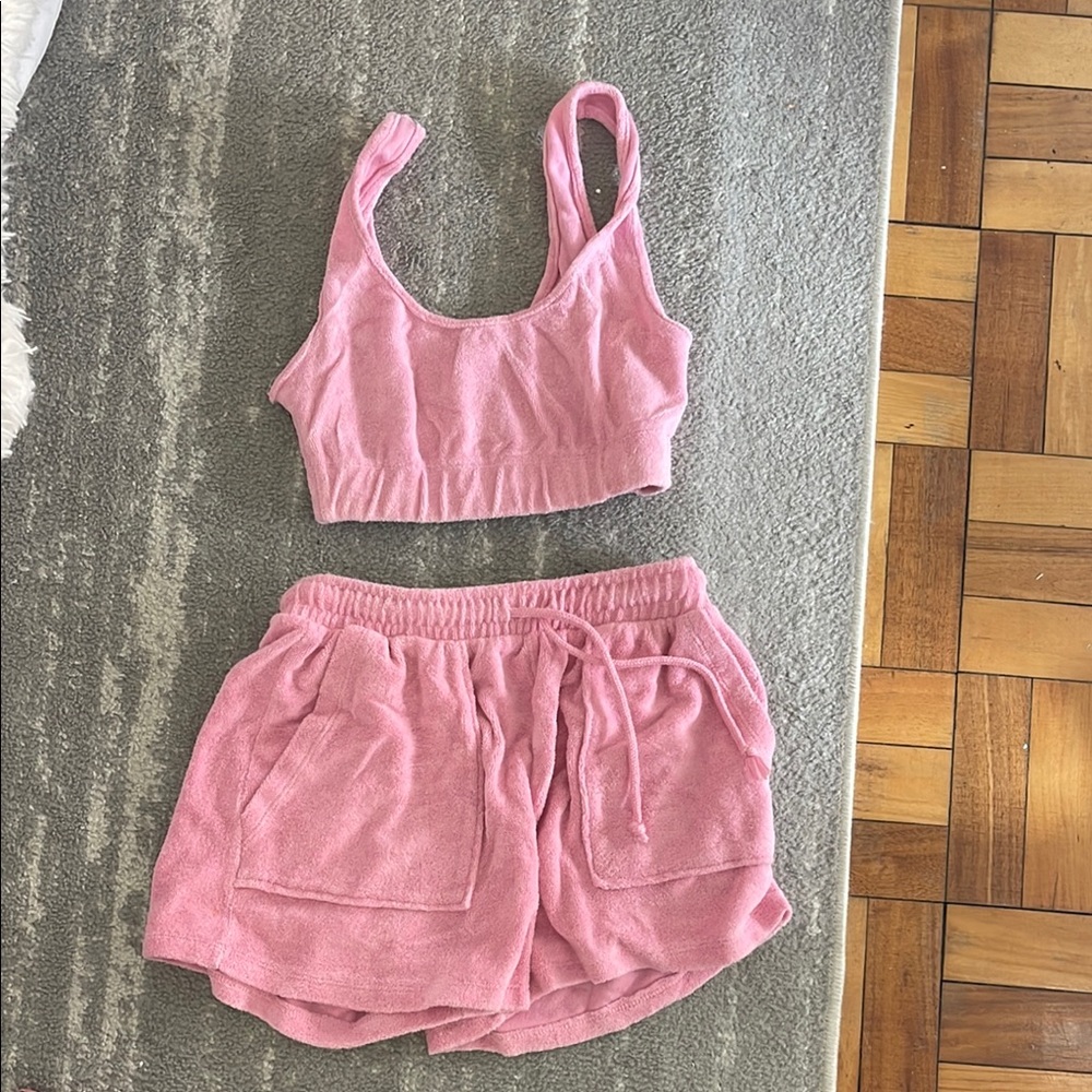 Pink Women's Intimate Lounge Set